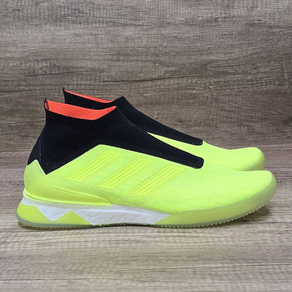 Adidas Predator Tango 18+ Men's Size 11.5 Solar Yellow Sneakers (AQ0601) NEW